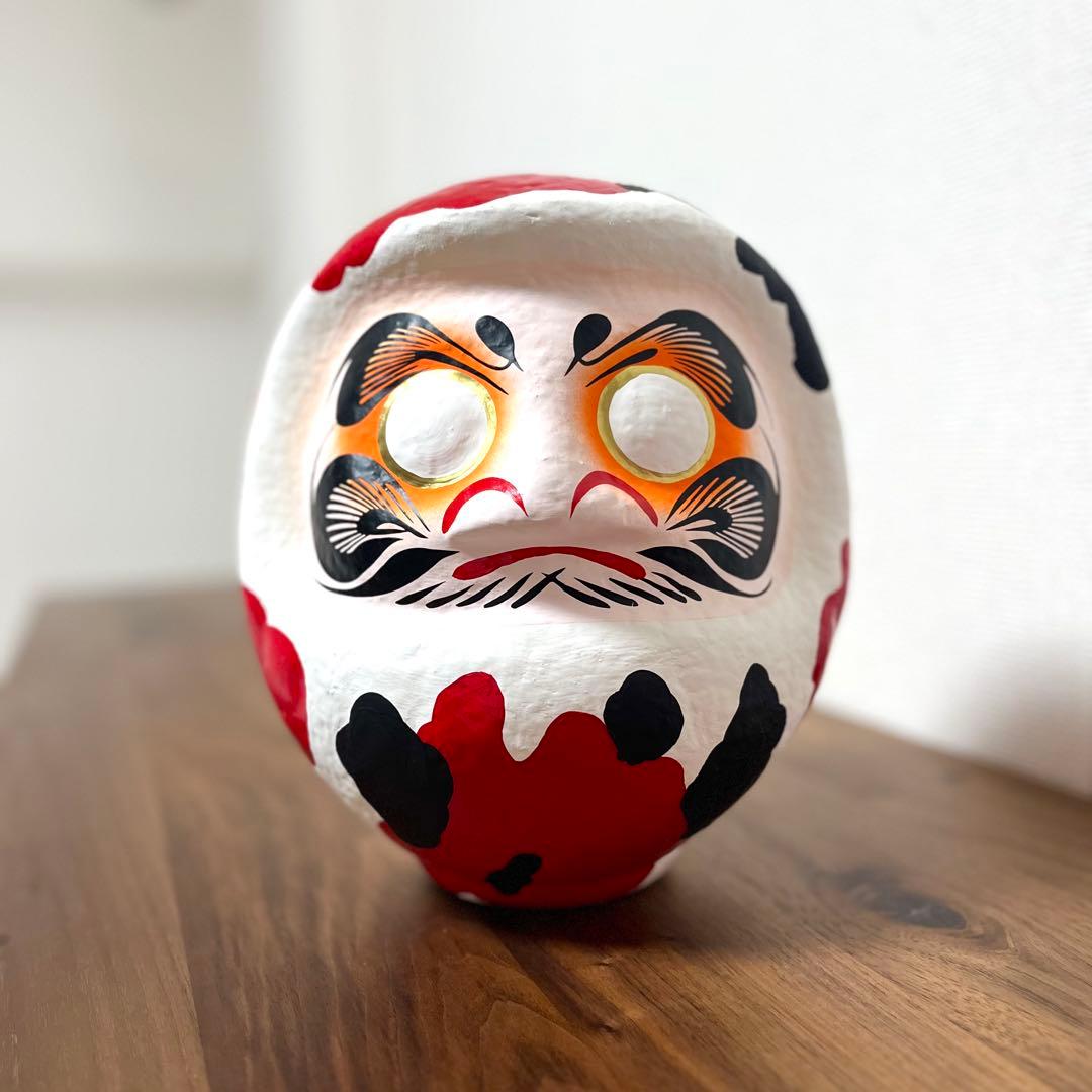 《 開運アート達磨 錦鯉 》インテリア雑貨 ダルマ daruma 縁起物