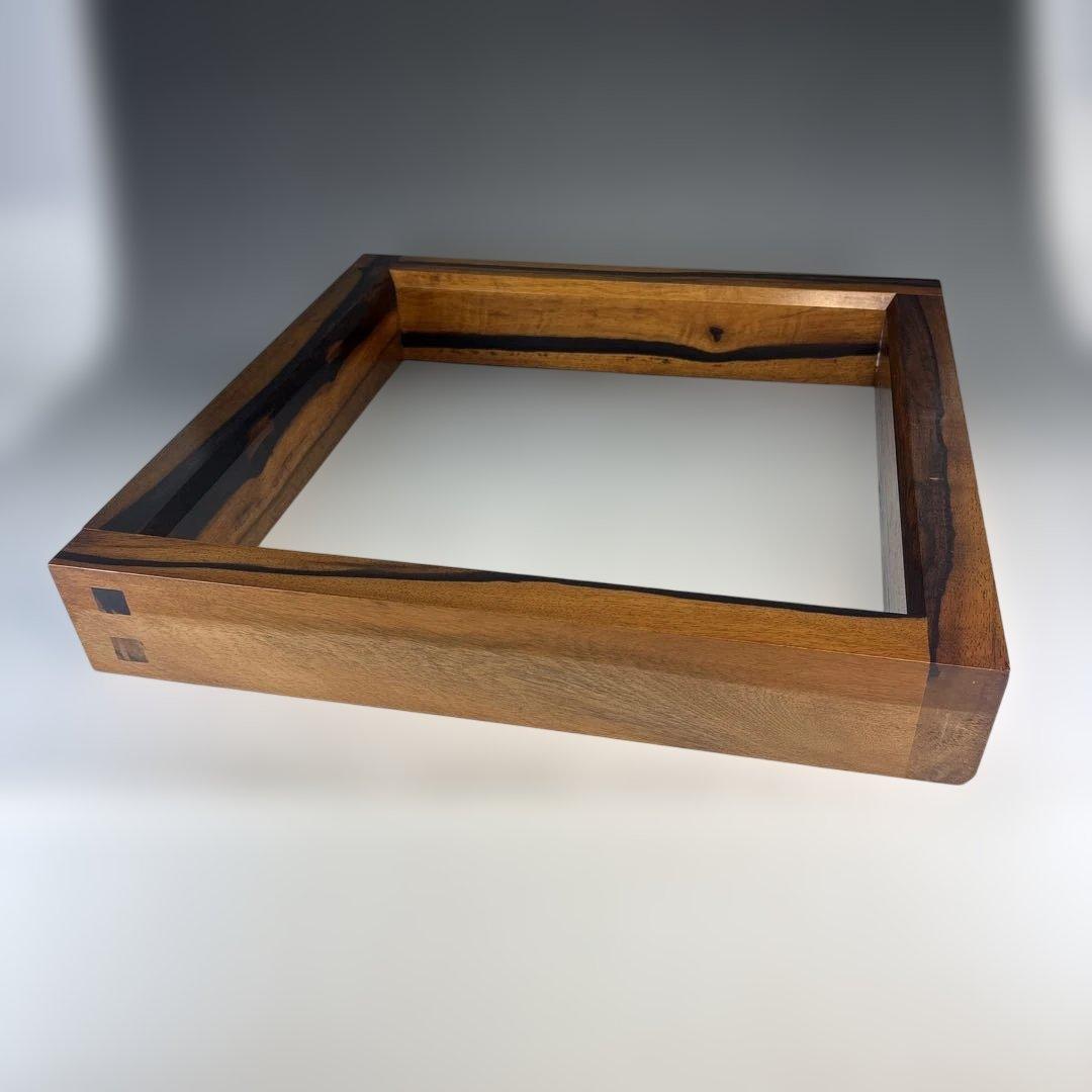 【中古品】黒柿炉縁（紙箱）USED〈税込・送料込〉