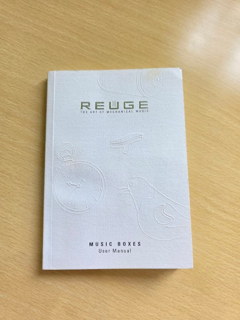 REUGE　ディスクオルゴール　ドーム型クルミ象嵌箱　17枚ディスク付