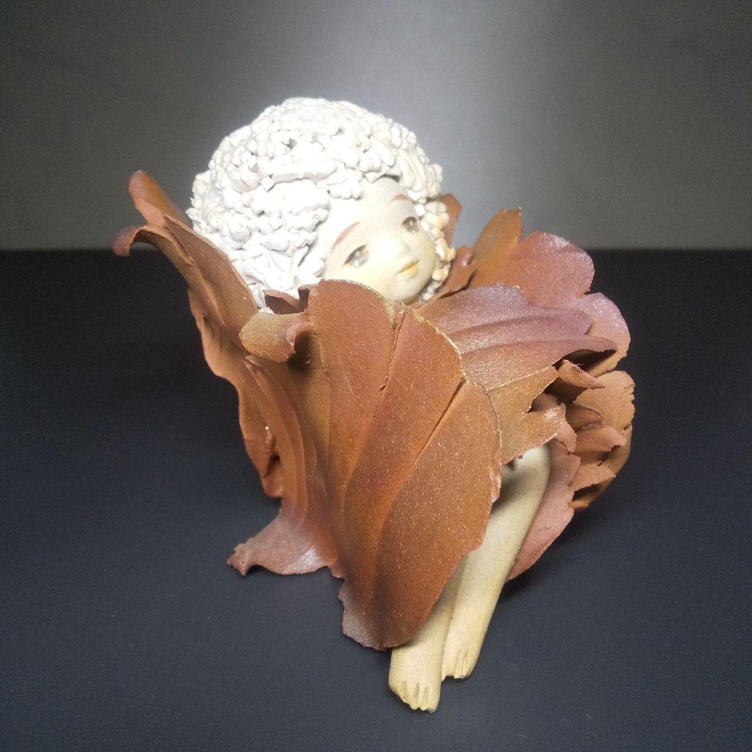 竹内祥子 作『 森の妖精 』創作人形 陶器人形 オブジェ 置物