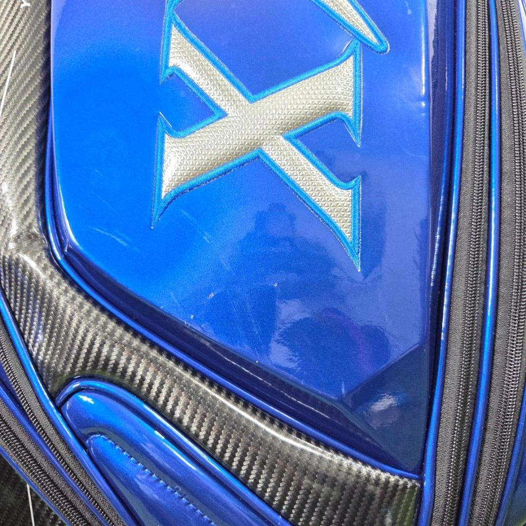XXIO ゼクシオ エナメルキャディバッグ 青 メタリック 良品