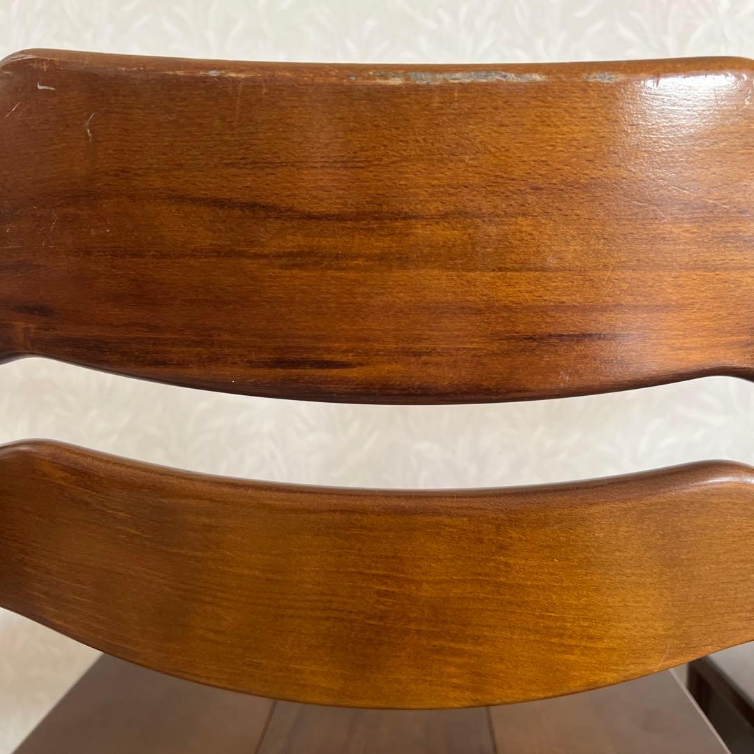 オールド カリモク コロニアル ダイニングチェア 馬車刻印 2脚 90年代 ①