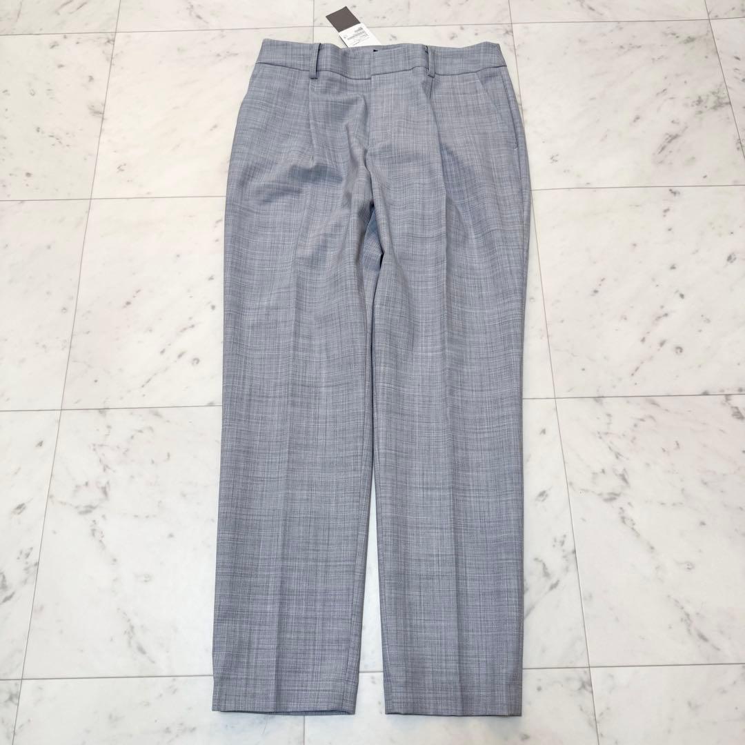 【新品】グリーンレーベル パンツスーツ セットアップ 洗える ノーカラー