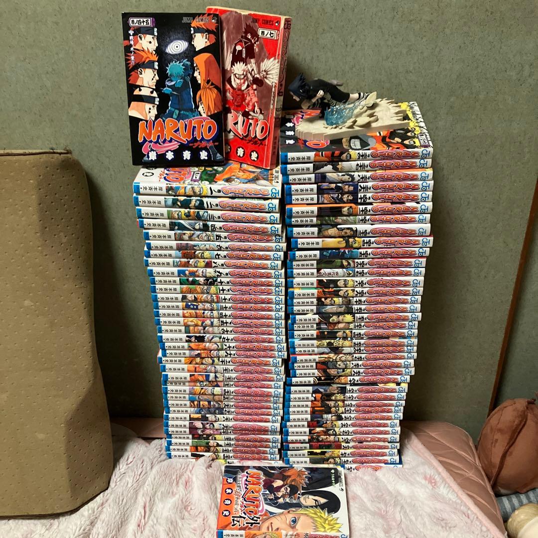 名作 NARUTO ナルト　1〜72巻　全巻 おまけ4点有り NARUTO全巻