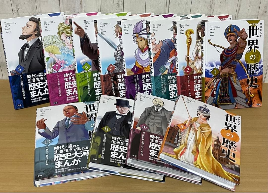 【セット】学研まんが NEW日本の歴史 世界の歴史 日本の伝記 世界の伝記