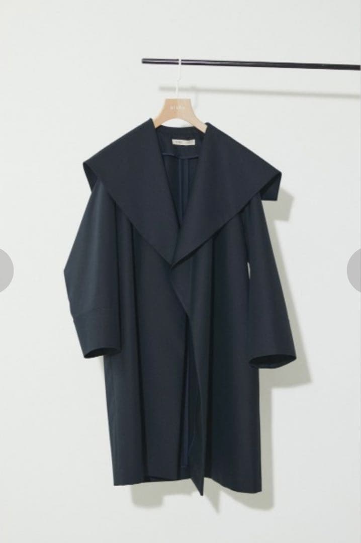 Black by moussy ビックカラーオーバートレンチ サイズ1 ネービー