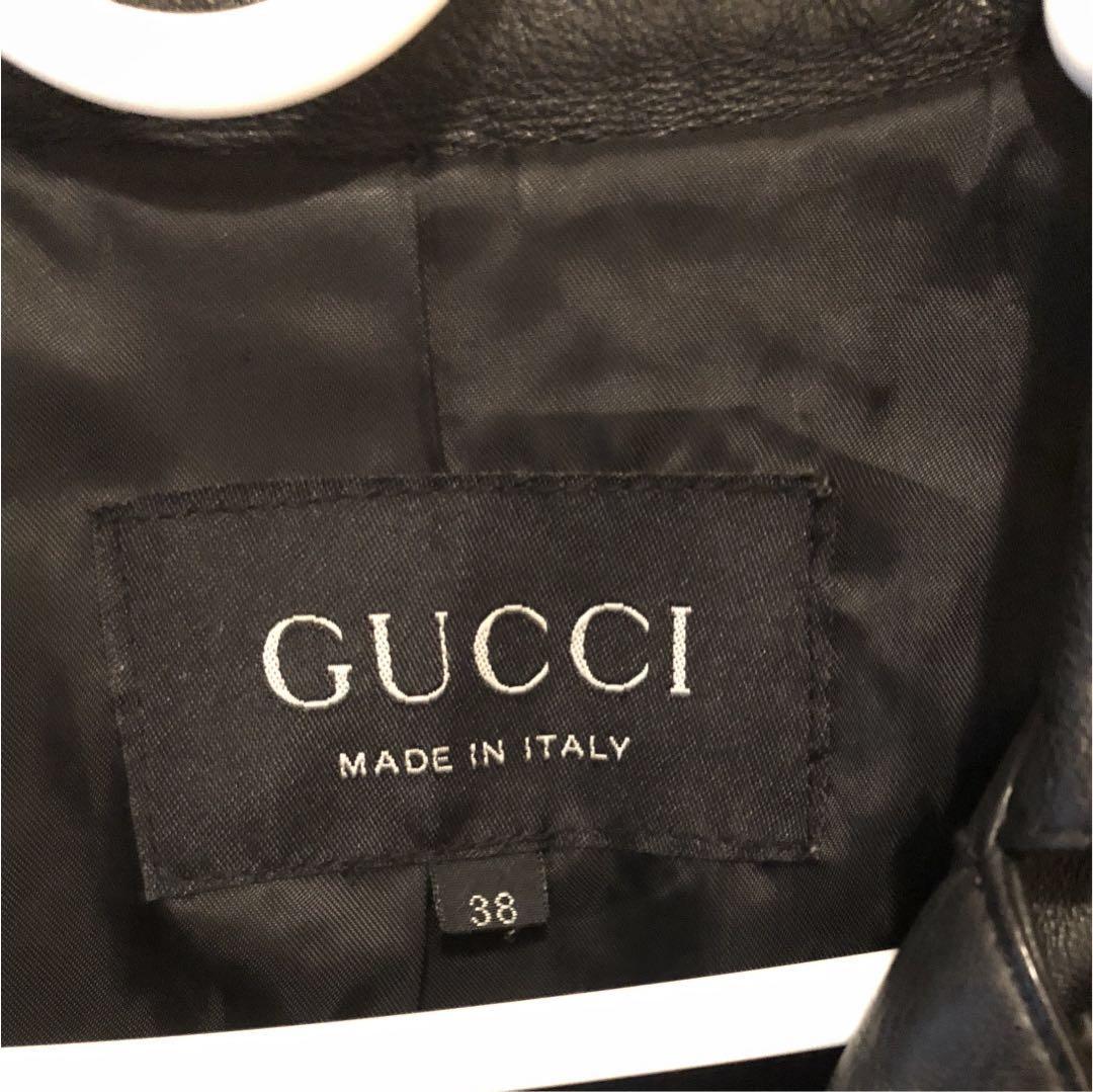 GUCCI レザージャケット値下げ