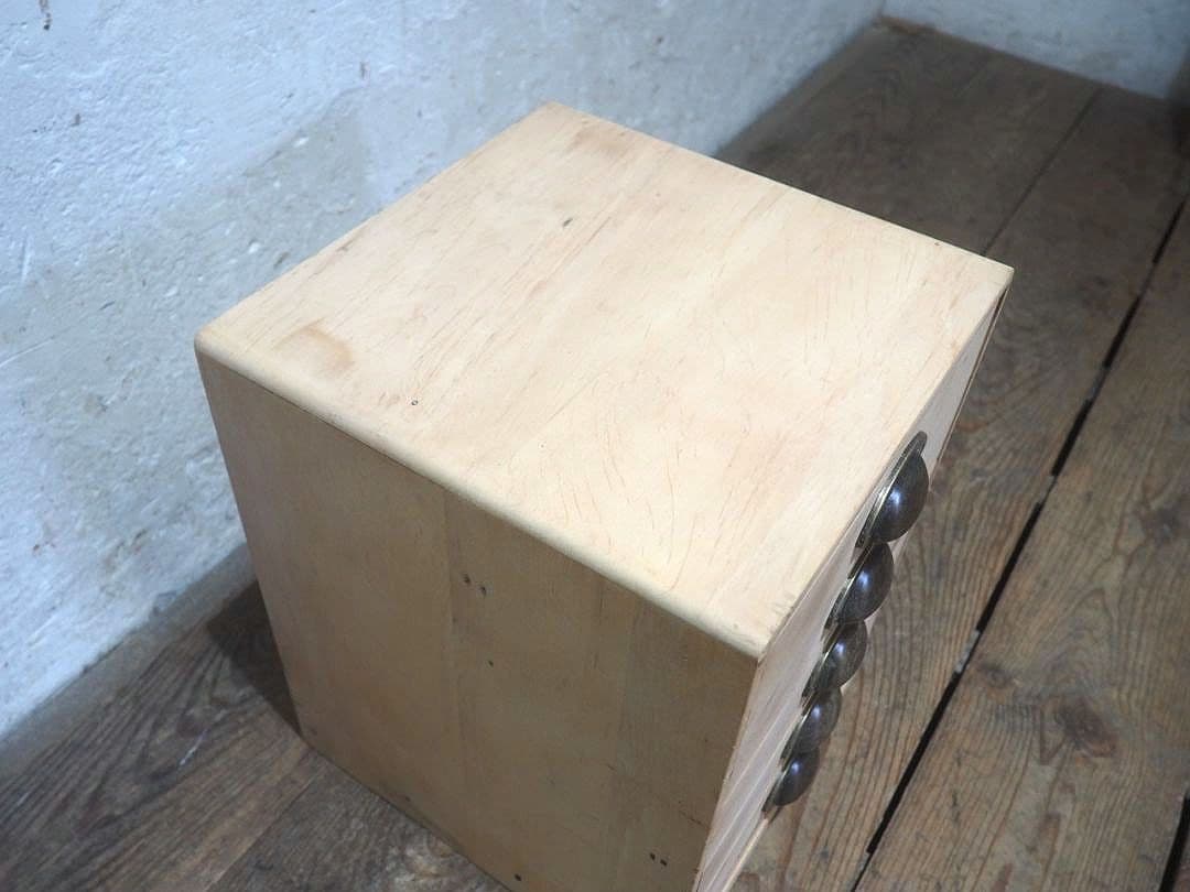 1371 レトロな小引き出し　収納棚　書類ケース　古家具　古道具　ヴィンテージ