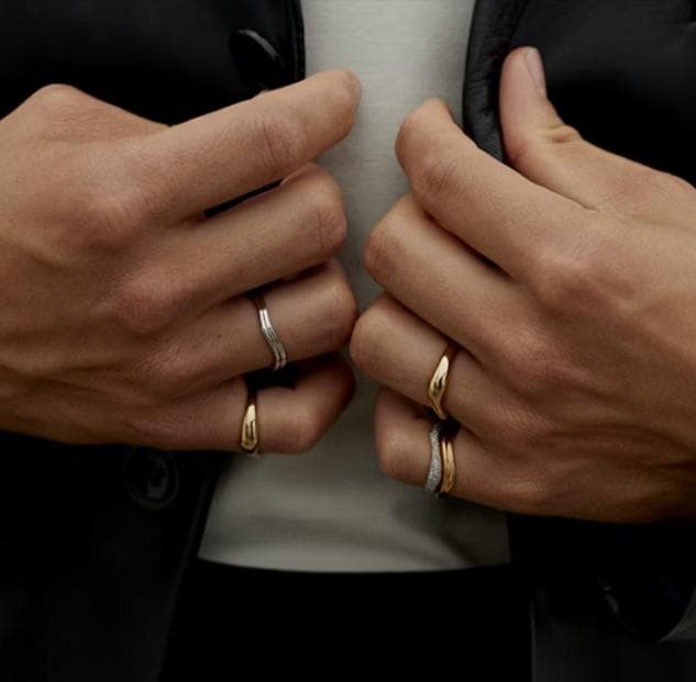 新品 MARIA BLACK Soma Ring 54 ゴールド マリアブラック