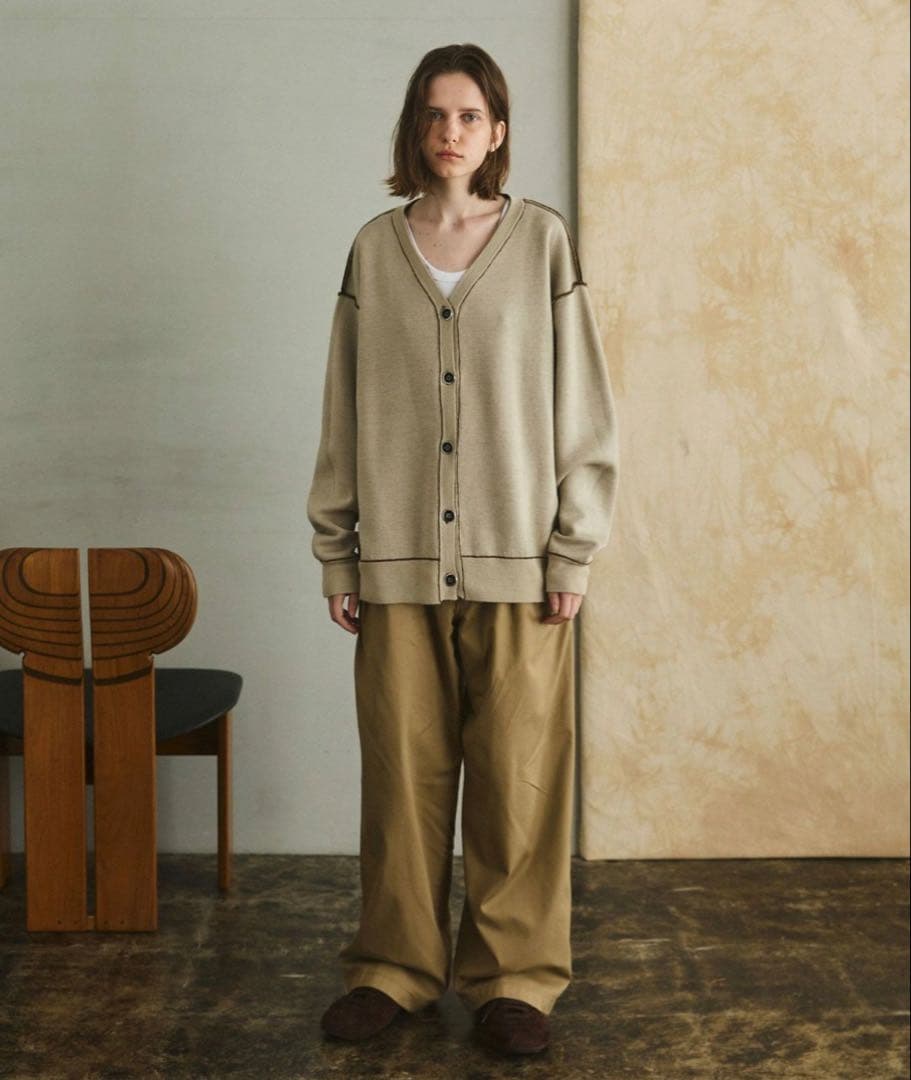 k*p様 ［ OPENING ACT ］WOOLミックスリバーシブルVネックカー