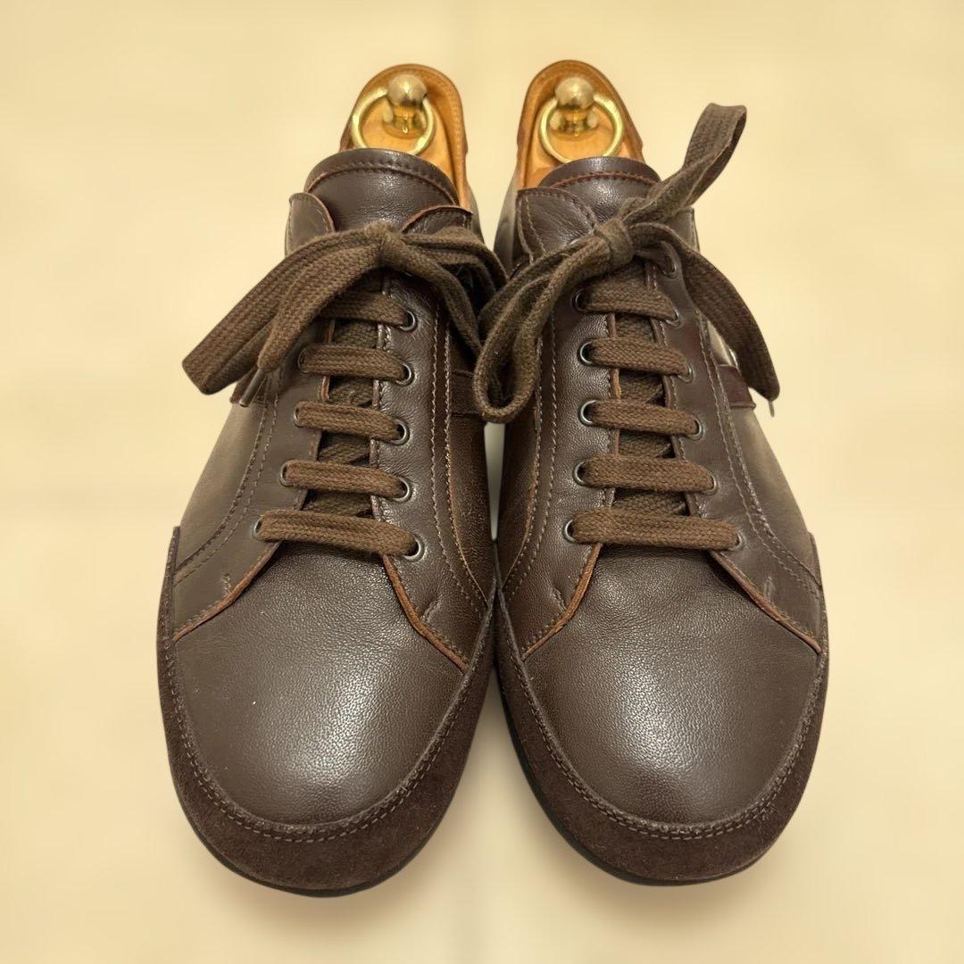 HERMES エルメス レザースニーカー