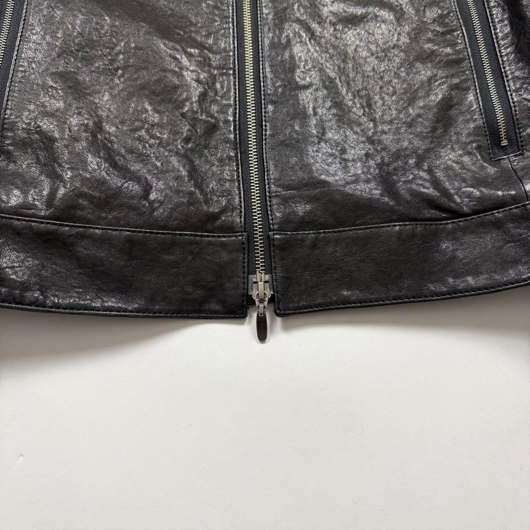 ジャケット・アウター 2000s Double zipup real leather jacket