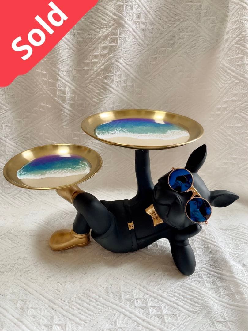 海レジン　波レジン　インテリア