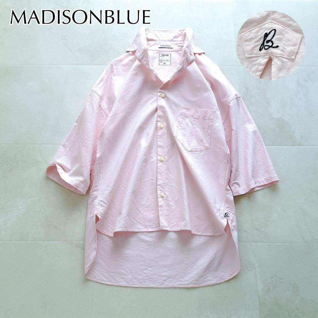 希少✨人気マディソンブルー　J BRADLEY OX SHIRT B刺繍　ピンク