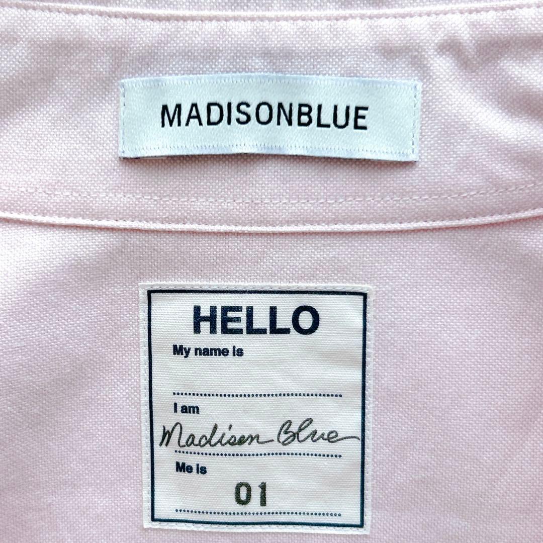 希少✨人気マディソンブルー　J BRADLEY OX SHIRT B刺繍　ピンク