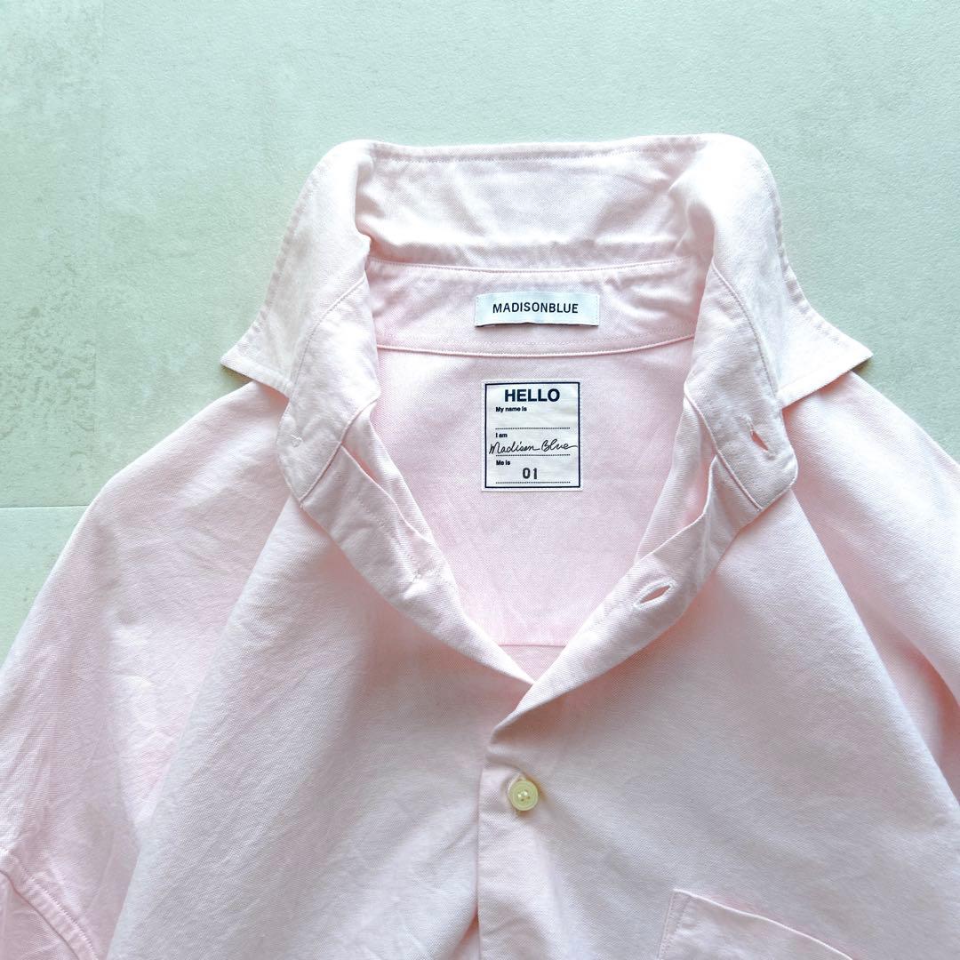 希少✨人気マディソンブルー　J BRADLEY OX SHIRT B刺繍　ピンク