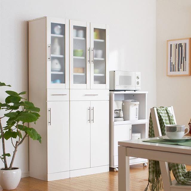 《新品・送料無料》カトレア食器棚 60-180