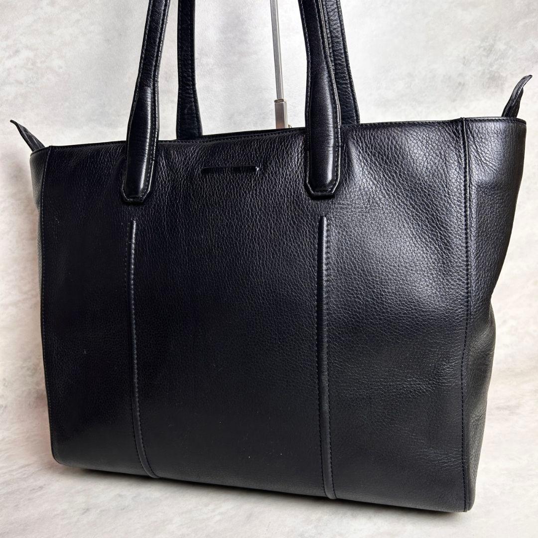 【希少】 objects.io 土屋鞄 本革 レザー トートバッグ ブラック