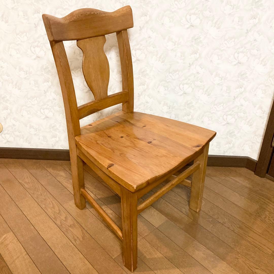 コスガ PROVENCE 木製ダイニングチェア ナチュラル ウッド ②