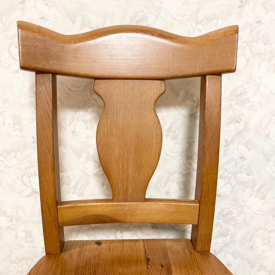 コスガ PROVENCE 木製ダイニングチェア ナチュラル ウッド ②