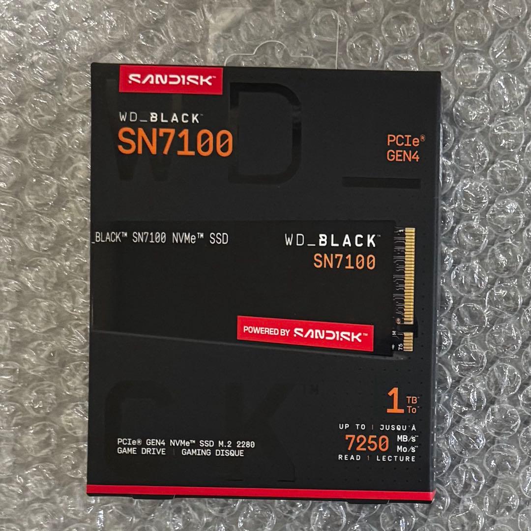 内蔵型SSD WD_BLACK SN7100 1TB M.2 NVMe SSD