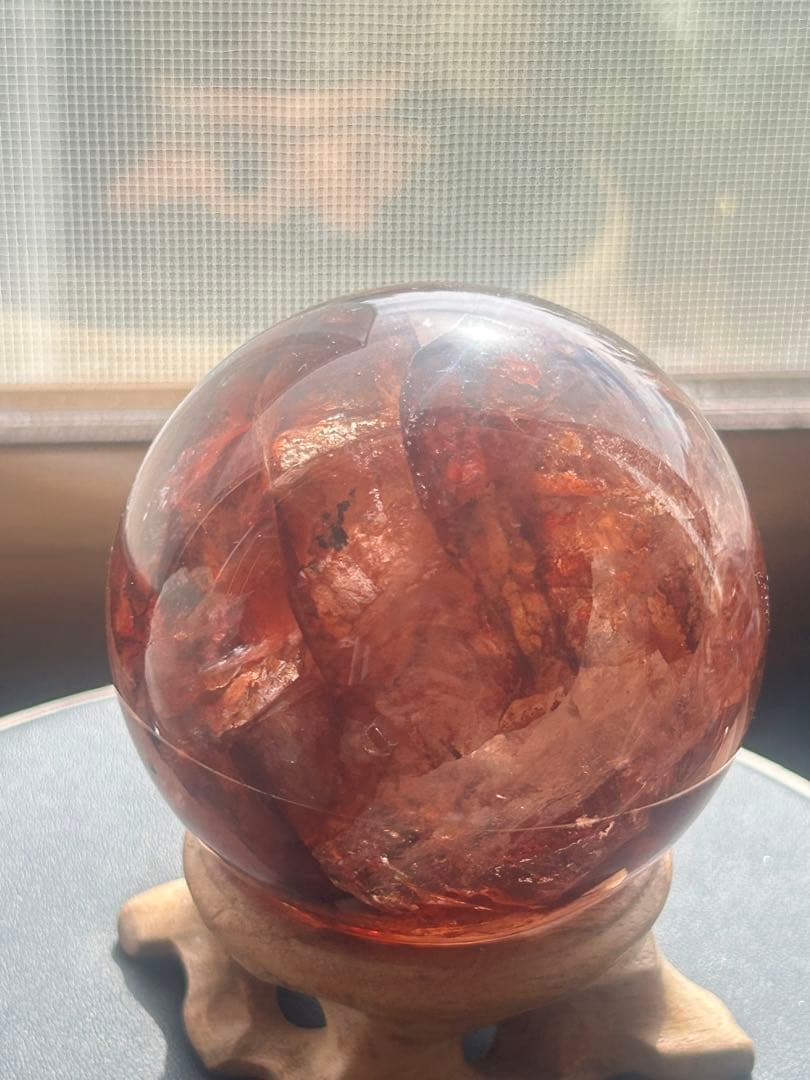 高品質ファイアクォーツスフィア62ミリ