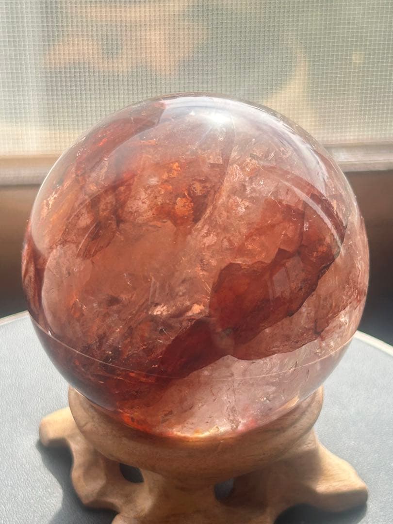 高品質ファイアクォーツスフィア62ミリ