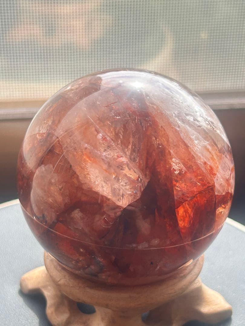 高品質ファイアクォーツスフィア62ミリ