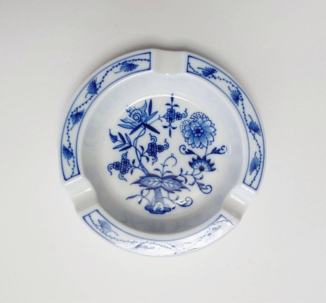 Meissen マイセン ブルーオニオン アッシュトレイ 灰皿