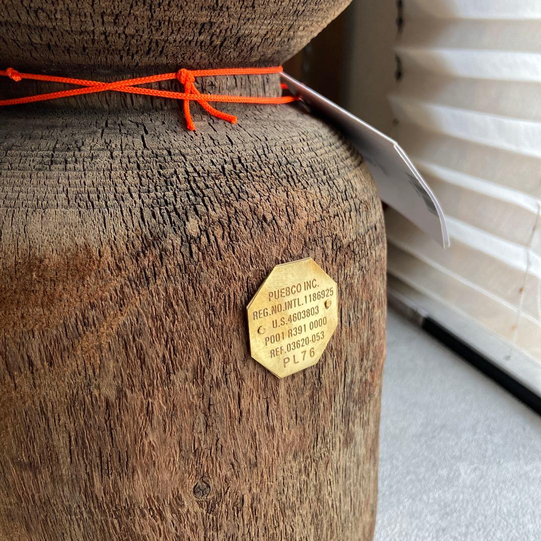 PUEBCO プエブコ フラワーベース 花瓶 ウッドシリンダー