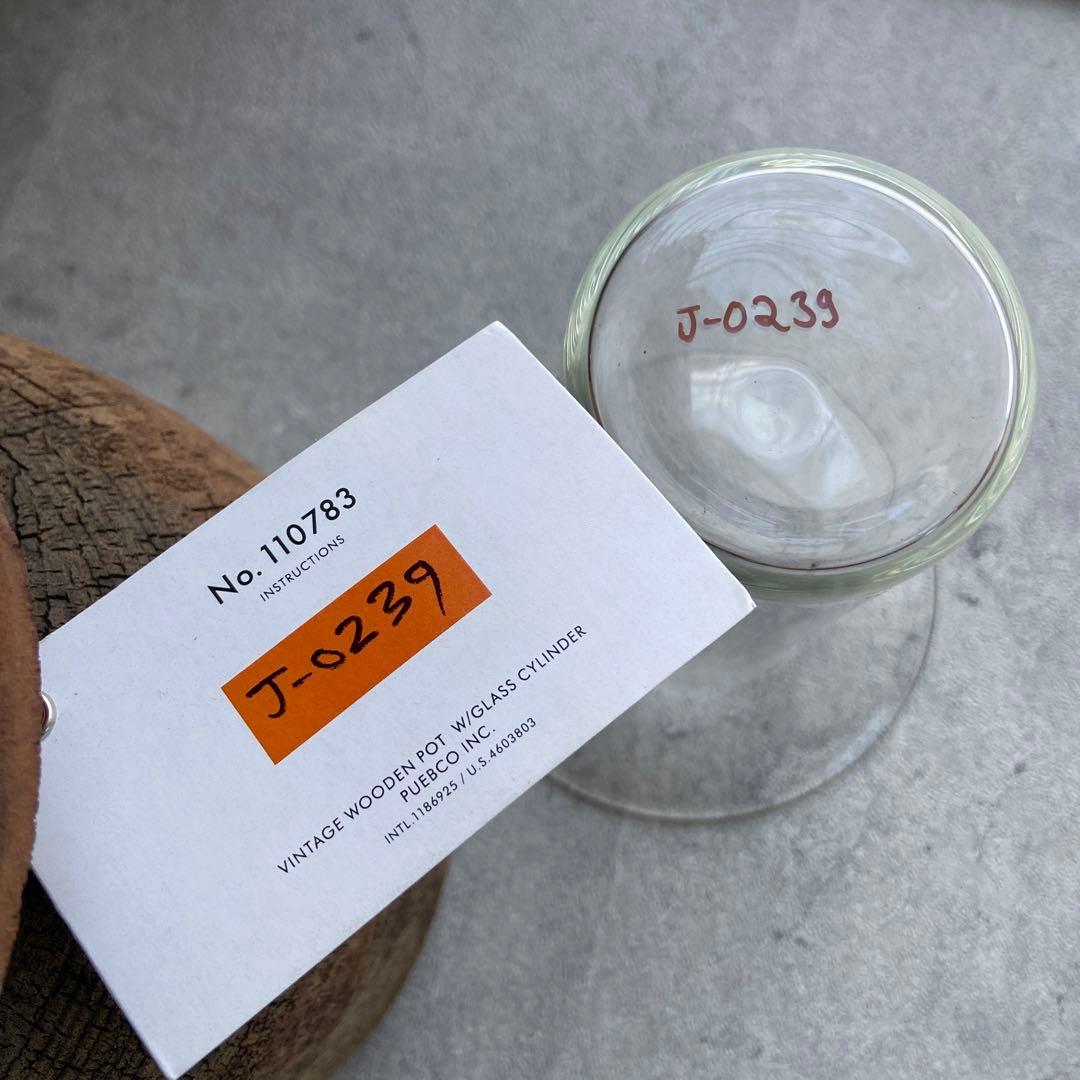 PUEBCO プエブコ フラワーベース 花瓶 ウッドシリンダー