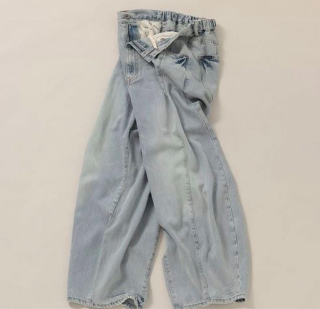 限定価格‼️niko and... NKJ 2026SS3DドロップデニムパンツS