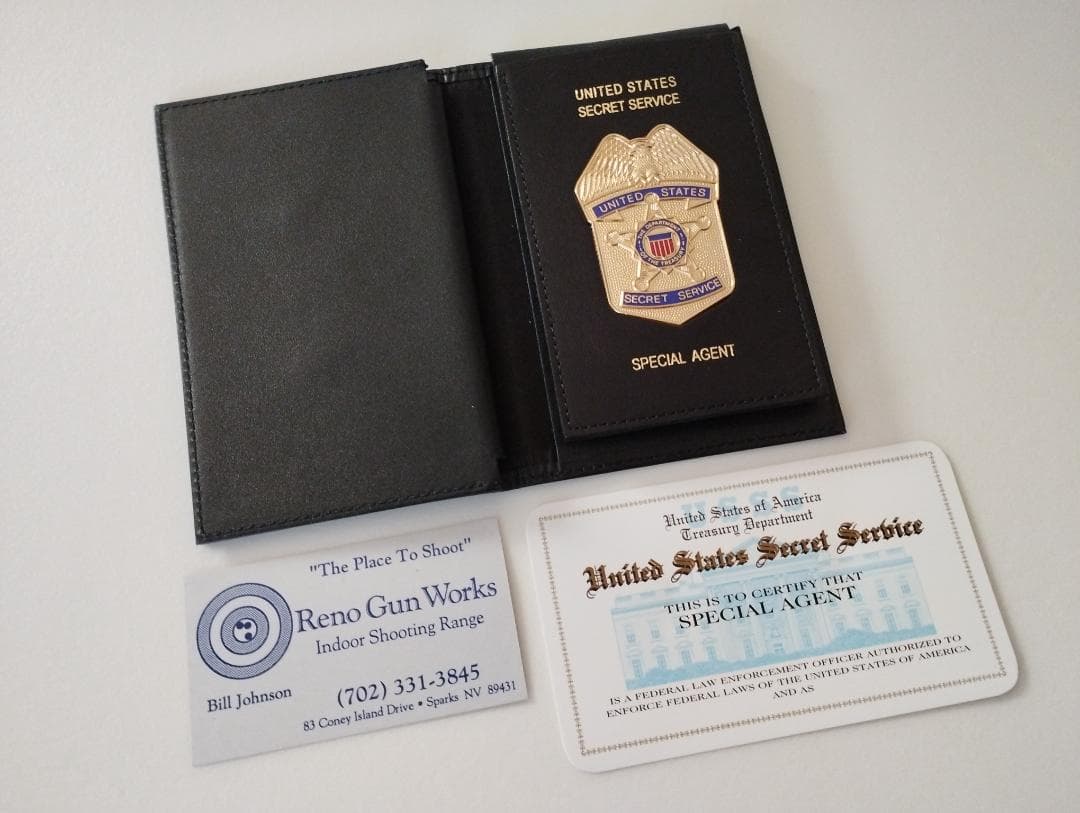 US SECRET SERVICE 身分証 + SWAT ミニチュアベスト