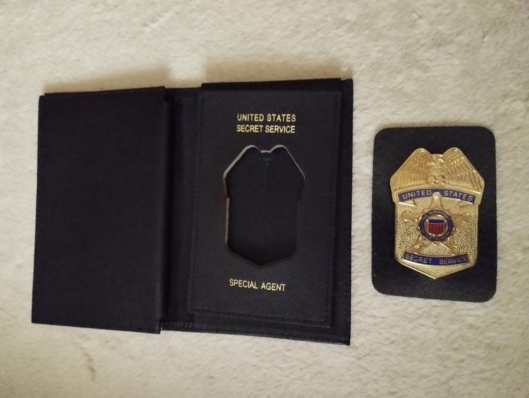 US SECRET SERVICE 身分証 + SWAT ミニチュアベスト