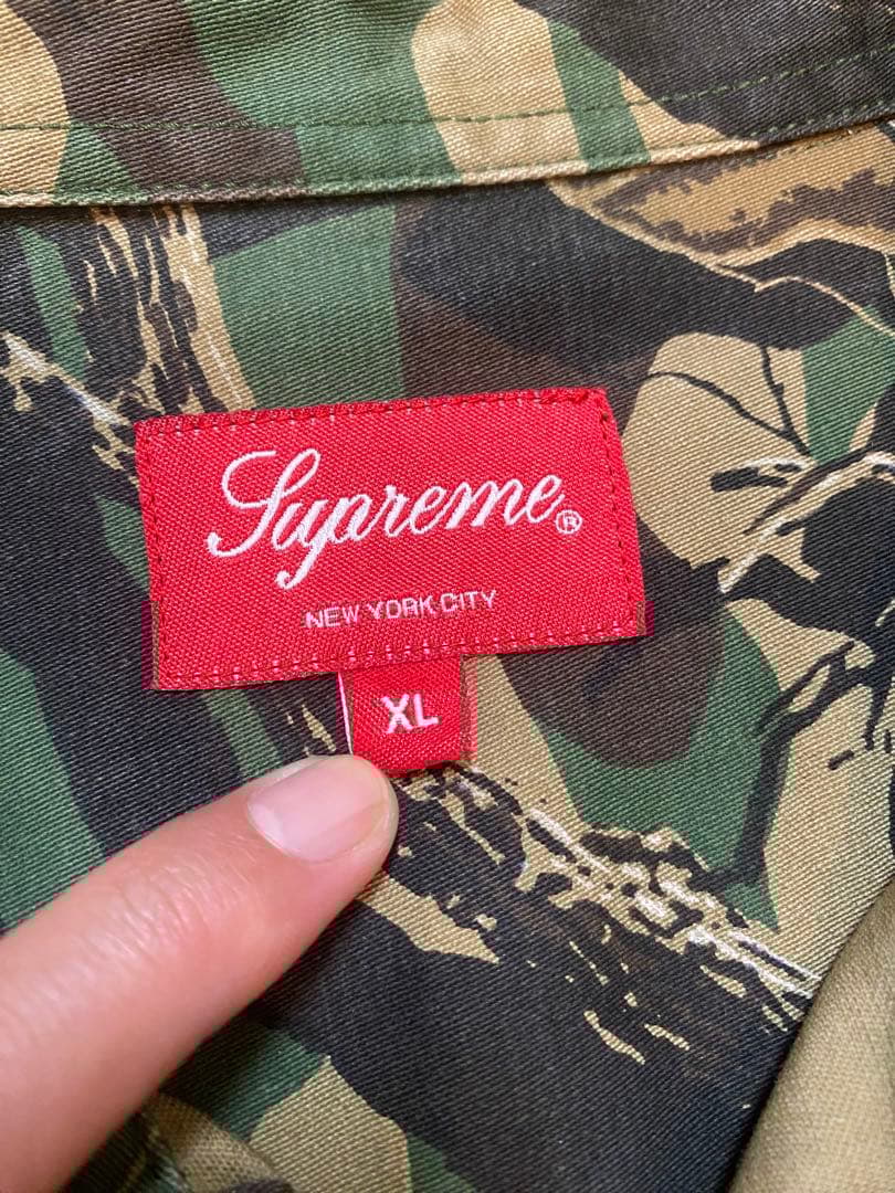 トップス Supreme Snap Work Shirt Woodland Camo