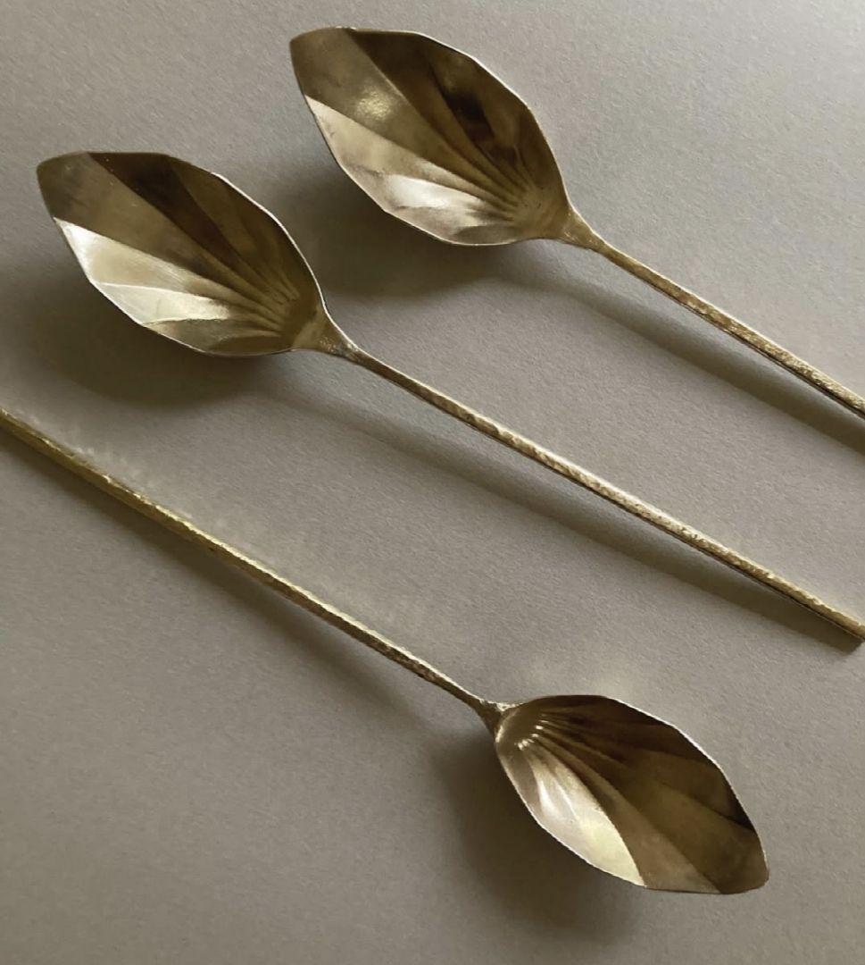 日渓美佐江【Misae Nikkei】真鍮スプーン２個セット