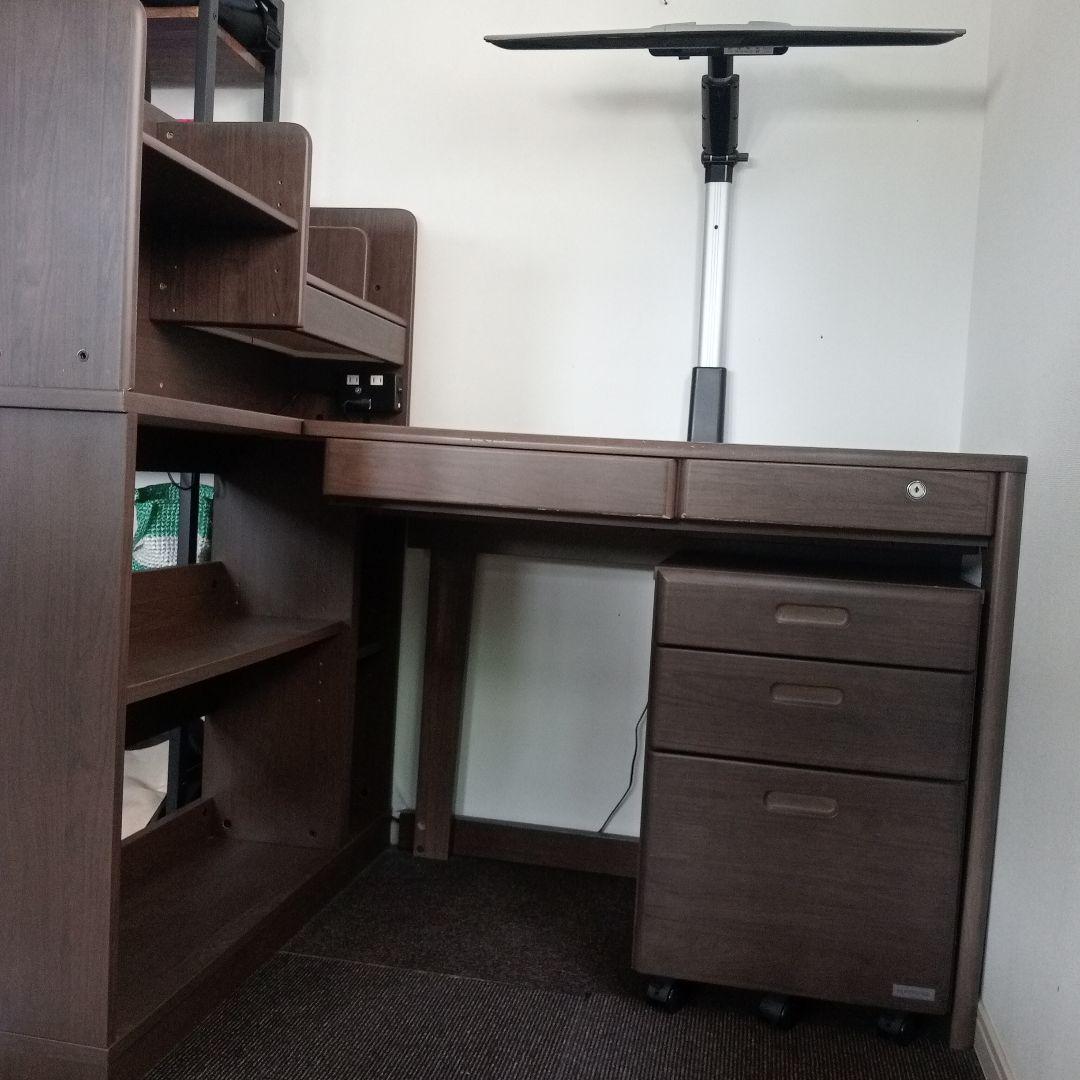 くろがね工作所 学習机 勉強机 ライト付き