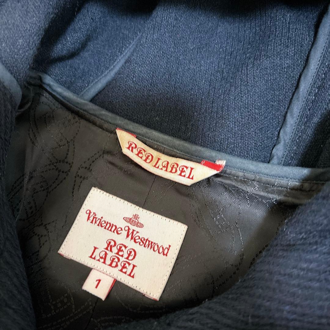 希少☆ヴィヴィアンウエストウッド ダッフルコート　裏地オーブ柄 トグル フレア