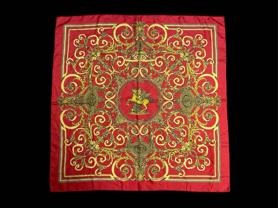 エルメス カレ90 LES TUILERIES スカーフ