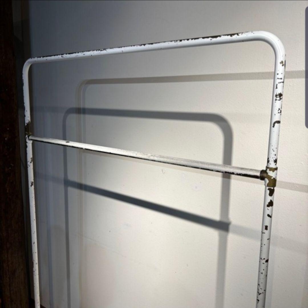 引き取り限定 キャスター付 2段 ハンガーラック ディスプレイ 店舗什器