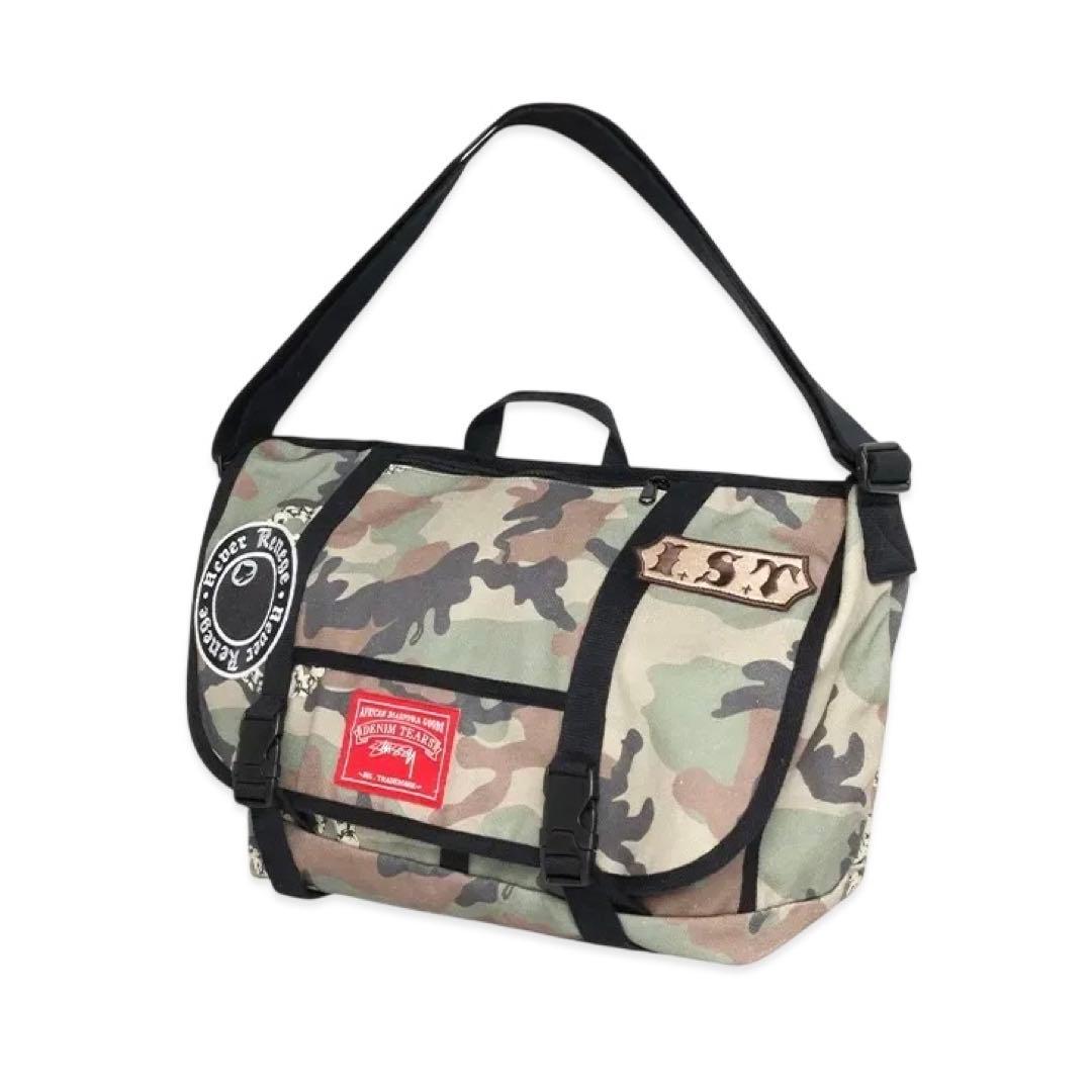 バッグ Stussy x Denim Tears Messenger Bag Camo
