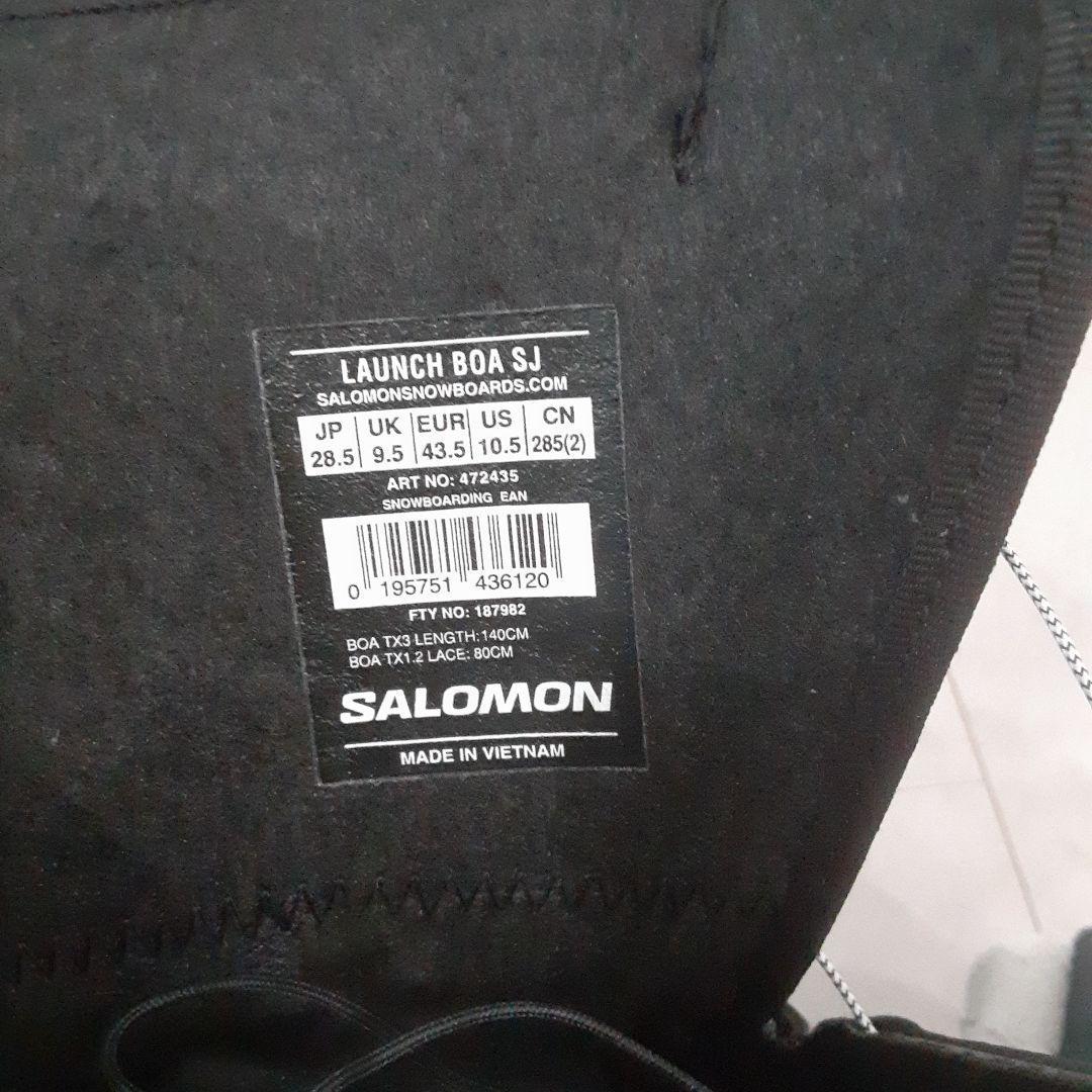 極美品 23-24 サロモン ローンチ BOA SJ BOA スノーボードブーツ