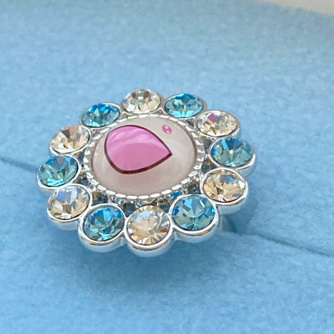 【新品】Liquem 村上隆 コラボ リング フラワー（ブルーx ホワイト）