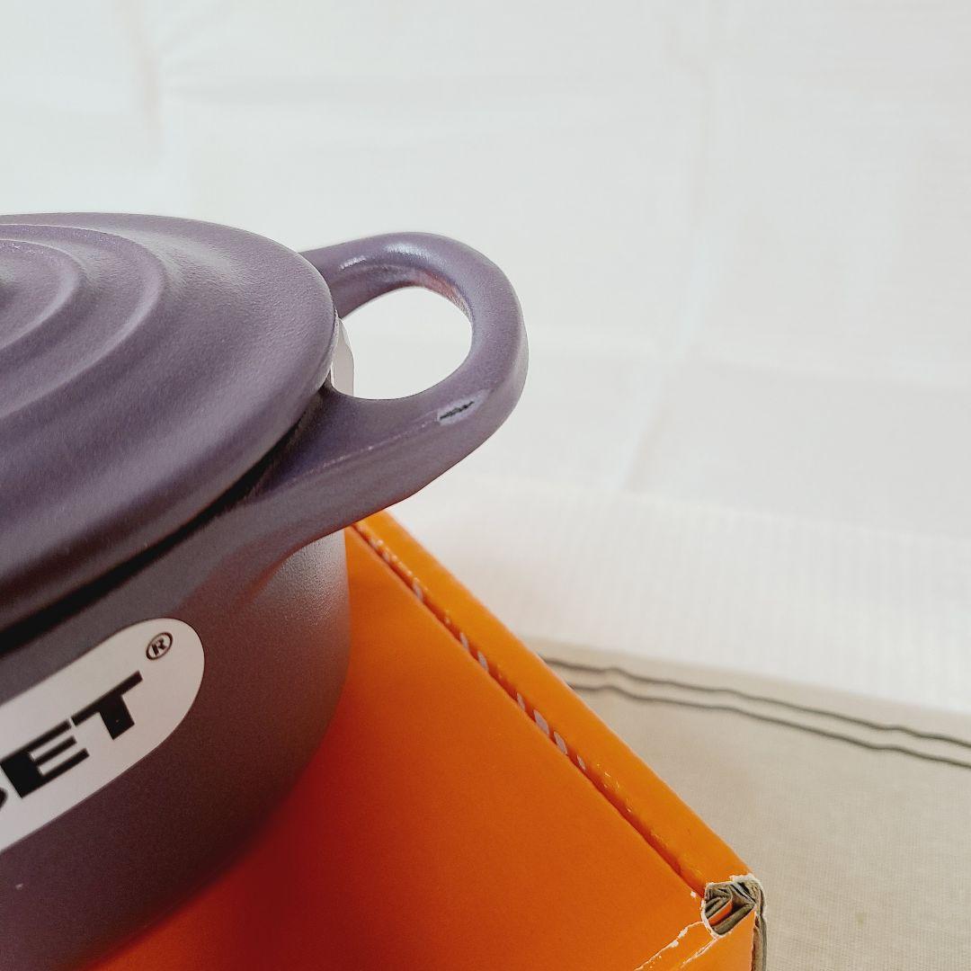 【最終お値下げ】【訳あり】ルクルーゼ ココットオーバル 17cm アメジスト