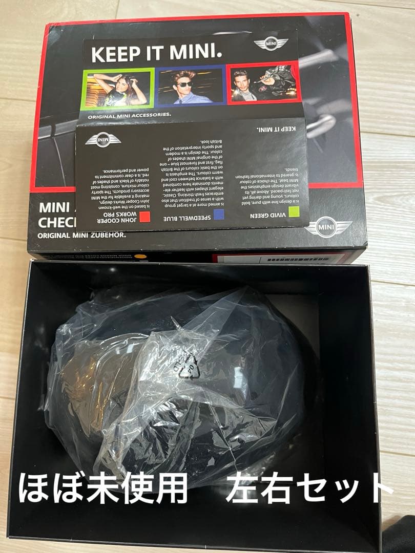 Mini ドアミラーカバー　黒　左右セット