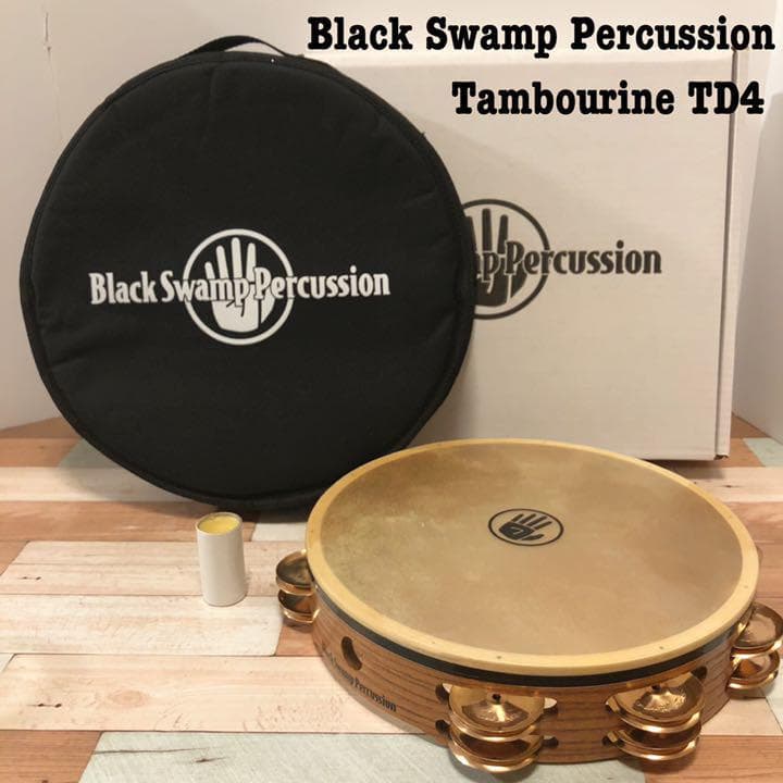 ★新品★ブラックスワンプタンバリン/Black Swamp