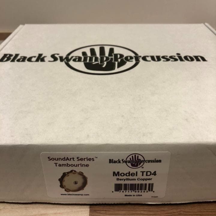 ★新品★ブラックスワンプタンバリン/Black Swamp