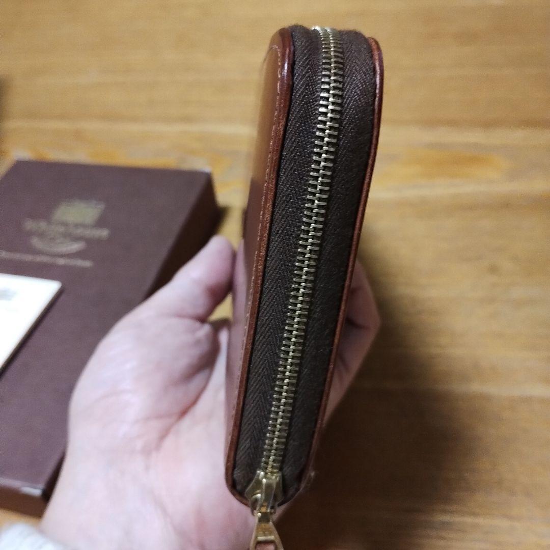 【交渉歓迎】Whitehouse Cox ラウンドジップ長財布 ブライドルレザー