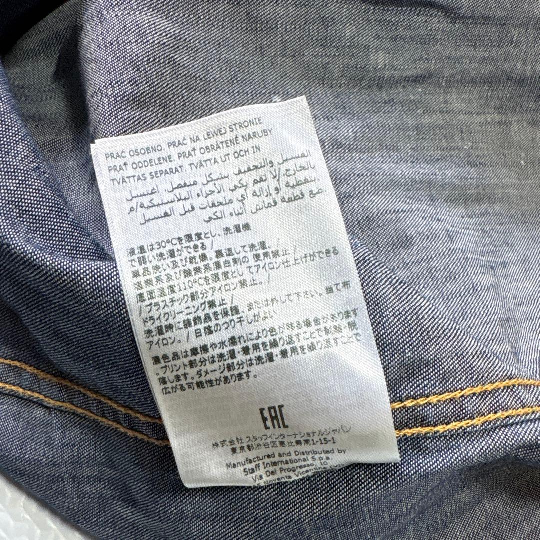 ✨美品✨現行DSQUARED2 ディースクエアード ダメージ加工 デニムシャツ