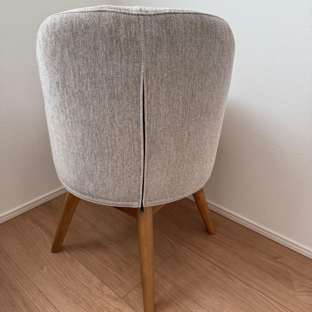 【ゆきんこさま専用】使用期間2週間　回転チェア ピーヴォPIIVO グレー 椅子